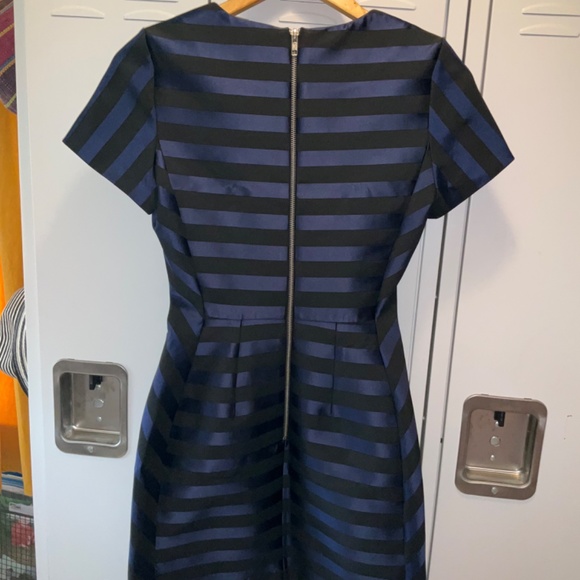 Navy/Black Striped Dress - Picture 3 of 4